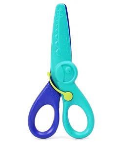 5 Pack Plastic Scissors for Kids,Colorful Safety Craft Scissors Plastic  Handle Pre-School Training Scissors(5 colors)