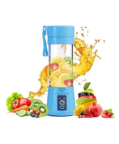 Wonderchef Nutri-Cup Portable Blender, USB Charging, Smoothie Maker, SS  Blades, Battery Operated Rechargeable Blender, 300ml, Compact Size