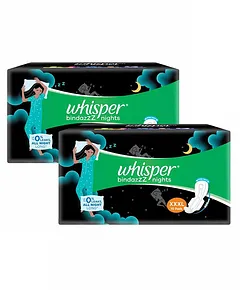 Whisper Ultra Soft Sanitary Pads for Women XL 50 Napkins FIRST