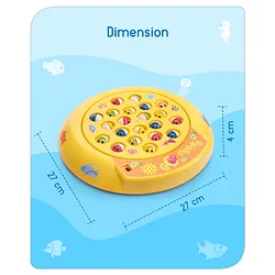Babyhug Musical Fish Catching Game With Rotating Board 21 Fishes -  Multicolour Online in India, Buy at Best Price from