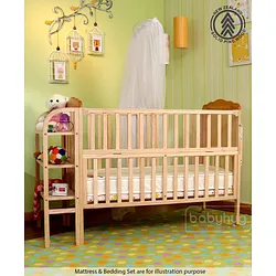 Babyhug lily baby cot with bassinet on sale