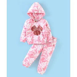 Buy Babyhug 100% Cotton Full Sleeves Hooded TShirt & Lounge Pants