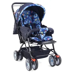 Babyhug Lil Monsta Stroller With Adjustable Leg Rest (No Reclining  Position) - Orange & Black Online in India, Buy at Best Price from