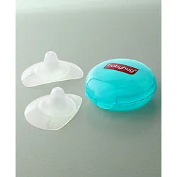 Babyhug Silicone Nipple Shield With Case Pack of 2 - Turquoise Online in  India, Buy at Best Price from