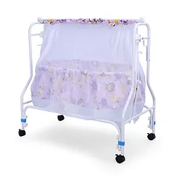 Babyhug Cozy Nest Cradle With Mosquito Net - Purple Online in India, Buy at  Best Price from