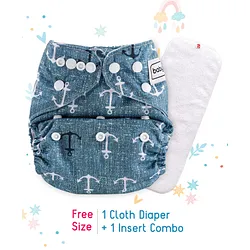 Babyhug Reusable Cloth Diaper with Inserts