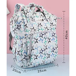 Babyhug Diaper Bag With Changing Mat Little Boy Print - Sky Blue [+info]