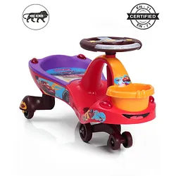 Babyhug froggy gyro hot sale swing car red