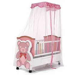 Babyhug wooden cradle best sale