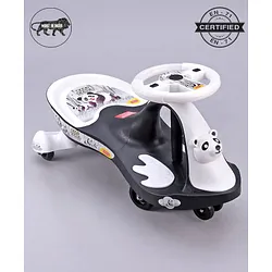 Babyhug Baby Panda Gyro Swing Car With Steering Wheel Black White Online in India Buy at Best Price from Babyhug.in
