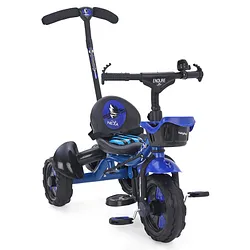 Babyhug Plug Play Endure Tricycle with Parental Push handle Storage Basket Blue Online in India Buy at Best Price from Babyhug.in