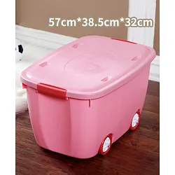 Babyhug Compact Multipurpose Storage Box with Wheels - Pink Online in  India, Buy at Best Price from