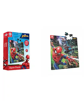 Frank Marvel Spider-Man Puzzle - 60 Piece Jigsaw Puzzle For Kids For Age 5  Years Old And Above
