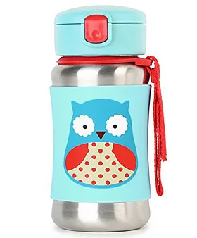 Butterfly Zoo Stainless Steel Little Kid Straw Bottle