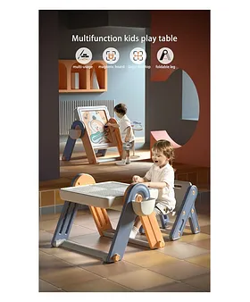 mlu Baby Desk /Kids Study Table and chair Height Adjustable (Plastic) - Buy  Baby Care Products in India