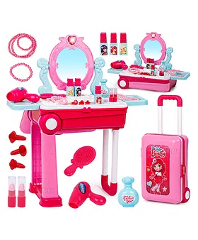 Pretend Girls Play Makeup Kit for Kids with Cosmetic Bag Non Toxic Toy Beauty Set, 21 Pieces/Set, Girl's, Size: Large