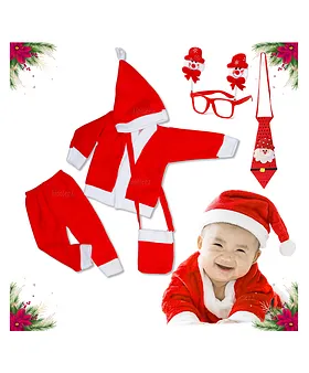 Santa claus dress for best sale 1 year baby boy