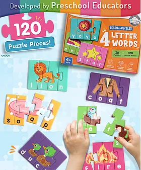 Language and Letters, 4-6 Years - Kids Puzzles Online