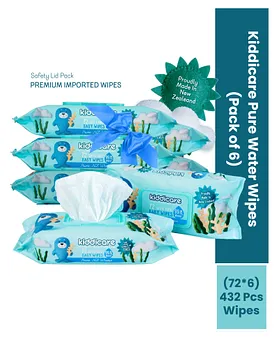 Babyhug Advanced 99% Pure Water Unscented Baby Wipes 72 Pieces Online in  India, Buy at Best Price from  - 9825884
