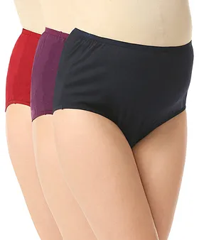 Buy MomToBe Women's Cotton Maternity Panties - Pack of3  (Multicolored:Medium) Multicolour at