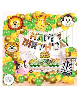 ZYOZI 36 Pcs Combo 7th Birthday Party Decorations kit for Boys