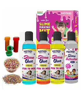 Yucky Science Slime and Craft Clear Glue (100 ml, Pack of 3