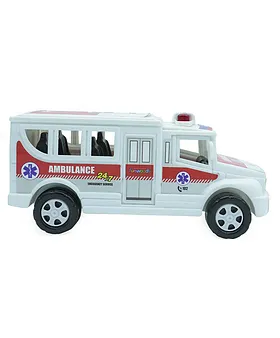 white ambulance toy