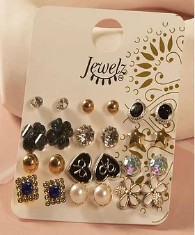 Lovisa Earrings 3 pairs, Women's Fashion, Jewelry & Organisers