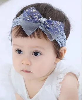 fcityin  Rishu Mart Pack Of 4 Pcs Baby Girls Headbands Chiffon Flower Soft