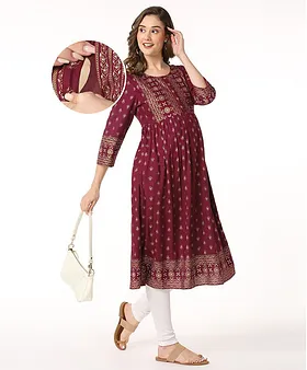Share 75+ front open kurtis for feeding best - thtantai2