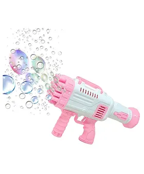 NHR 32 Hole Electric Bubble Gun with Solution for kids, Gatling Bubble  Machine Toy, Bubble Gun, Electric Bubble Maker Gun, Bubble Gun Toys, Bubble  Shooter, Bubble Gun Liquid (Green) 