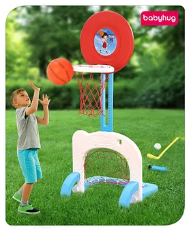 ChYoung Toddler Basketball Hoop Solid Baffle And Smooth Ball Frame Suitable  for Children over 3 Years Old A Good Choice for Children to Give Toy Multi