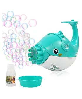 NHR 32 Hole Electric Bubble Gun with Solution for kids, Gatling