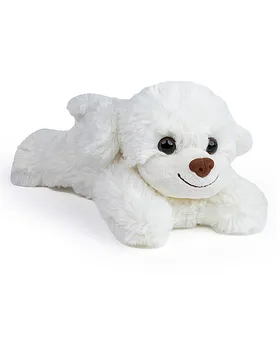 CIPS Cuddle White Puppy Dog Stuffed Toy Soft Teddy Bear Plush Toy