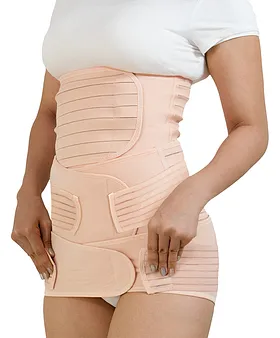 IMPORTIKAAH Postpartum 3-in-1 Girdles Wrap– Waist + Pelvis Pregnant Post  Pregnancy Slimming Belt (XX-Large Waist 43-48 Inch)