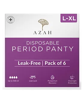 Sirona Disposable Period Panties for Women (S-M) - 5 Disposable Panty