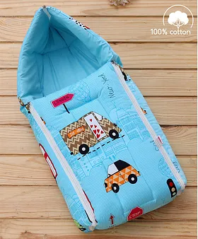 upto 80 cm Baby Sleeping Bag Blue 3 6 Months Blankets