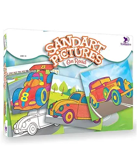 Toykraft: Sand Art Pictures - Aircraft - Craft Activity for 3 to 6 Years