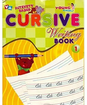 Woodsnipe Cursive Writing Book for Kids Age 4 to 6 Years, Small, Capital  and Joining Letters, Words, Sentences, Improve Handwriting Practice Book