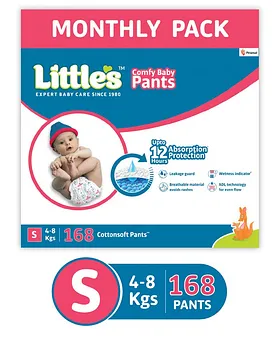Baby Diaper Pants Small (S) Size, 4-8 kgs with ADL Technology - 42