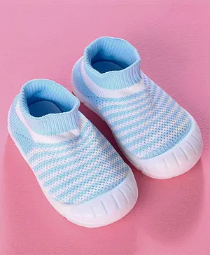 Hoppipola Striped Sock Shoes - Blue
