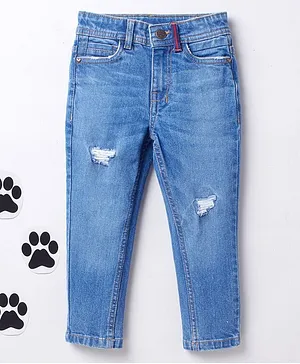Ed-a-Mamma Full Length Denim Jeans - Blue