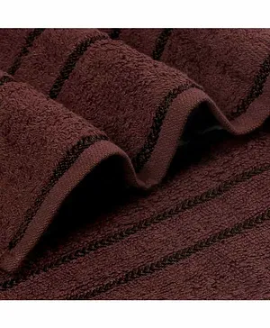 Sassoon Melrose 380 GSM Cotton Soft Touch Plain Bath Towel - Cocoa