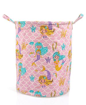Pine Kids Laundry Bag Mermaid Print - Pink