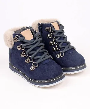 winter boots navy