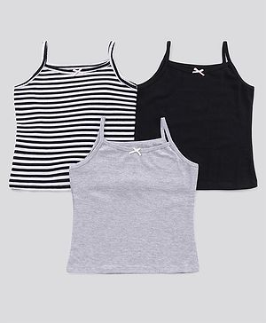 Pine Kids Anti Microbial & Bio Washed Singlet Slips - Pack of 3 (Colour May Vary)