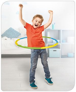 Babyhug Hoop N Loop Hula Hoop - Blue Green Yellow