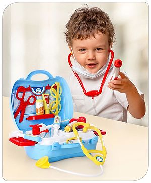 Babyhug Hello Doctor Suitcase Playset - 21pieces