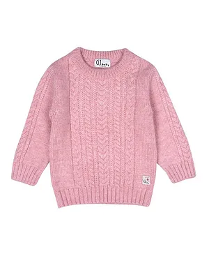 Gini & Jony Full Sleeves Sweater - Pink