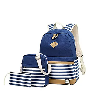 MOMISY  Combo Bags with Sling Bag & Pouch - Blue